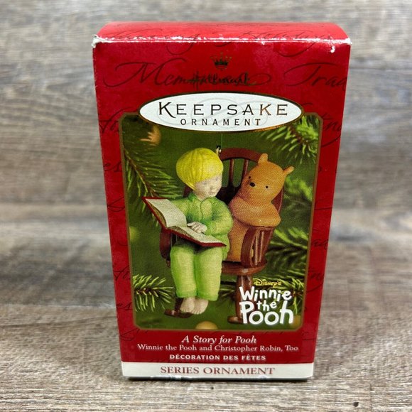 A Story For Pooh 2001 Hallmark Keepsake Christmas Ornament Christopher Robin #3 - Picture 8 of 9